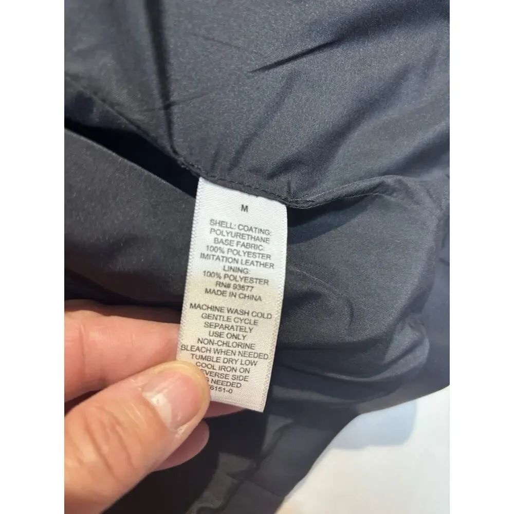 🖤 NWT J. Ferrar Men’s Medium Black Faux Leather Blazer Jacket MSRP $168